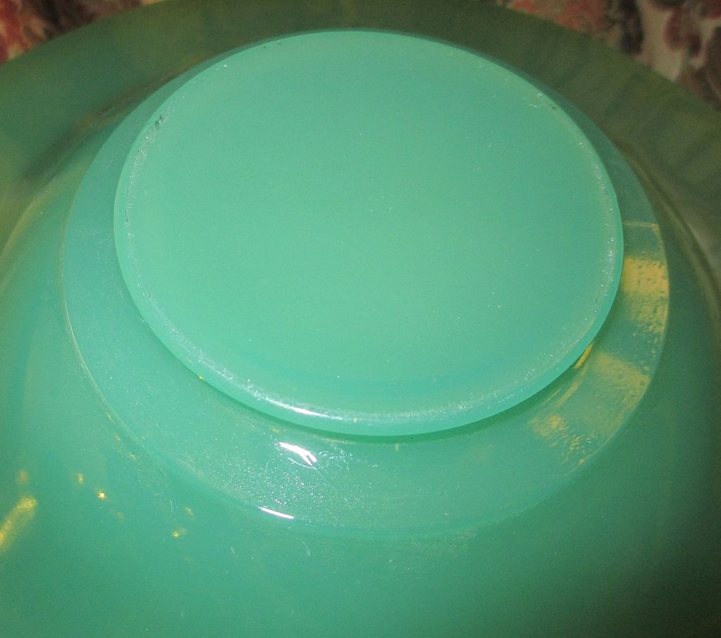 Green Glass Bowl Green Glass Bowl