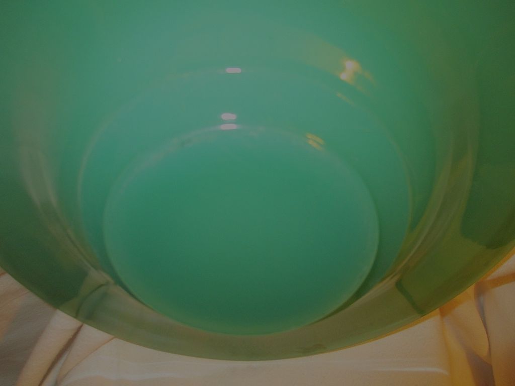 Green Glass Bowl Green Glass Bowl