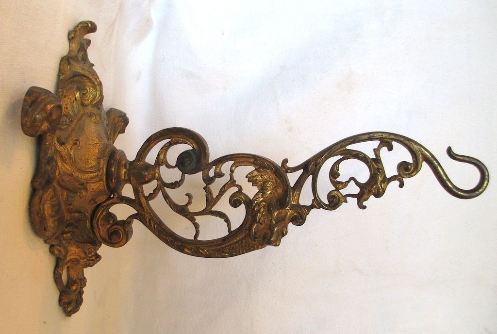 Bronze Plant Hook, 19th century Bronze Plant Hook, 19th century
