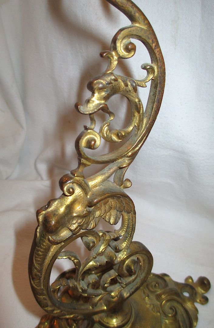 Bronze Plant Hook, 19th century Bronze Plant Hook, 19th century