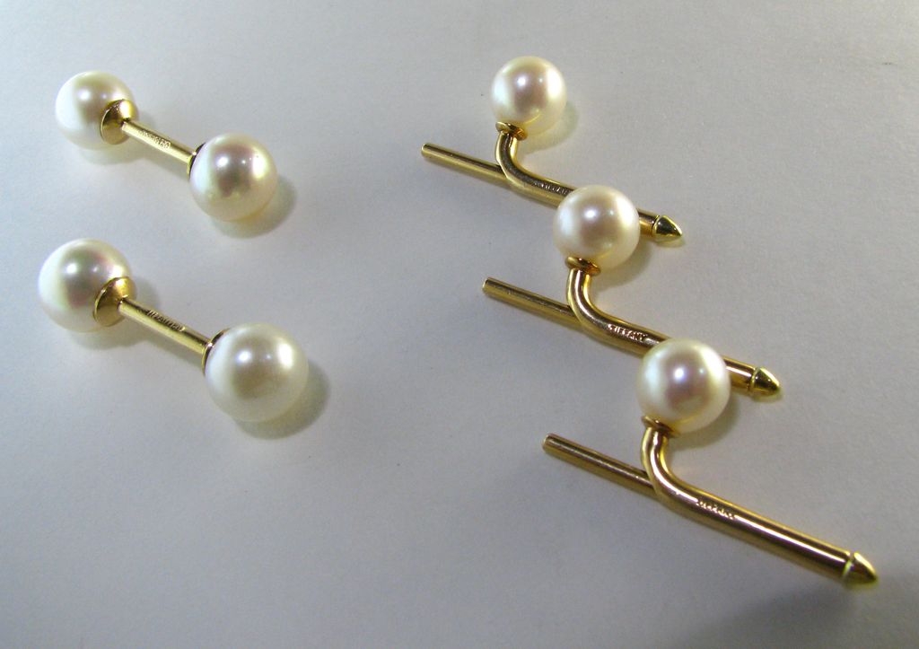 tuxedo stud set