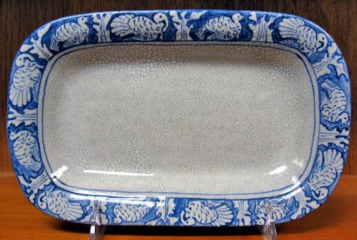 Vintage Dedham Pottery Turkey Design Platter Vintage Dedham Pottery Turkey Design Platter
