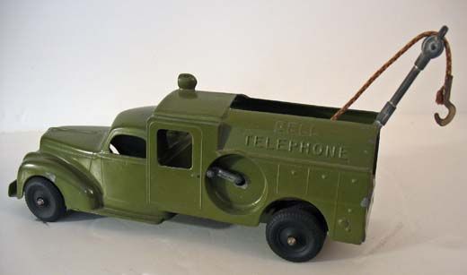 Vintage Hubley Bell Telephone Truck, Pole and Pole Carrier Vintage Hubley Bell Telephone Truck, Pole and Pole Carrier