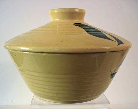 Watt Pottery Large Covered Bowl Watt Pottery Large Covered Bowl