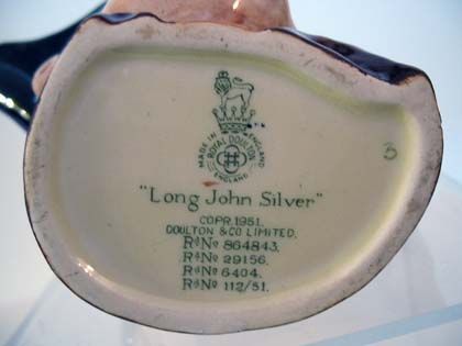 Royal Doulton Character Jug Long John Silver Royal Doulton Character Jug Long John Silver
