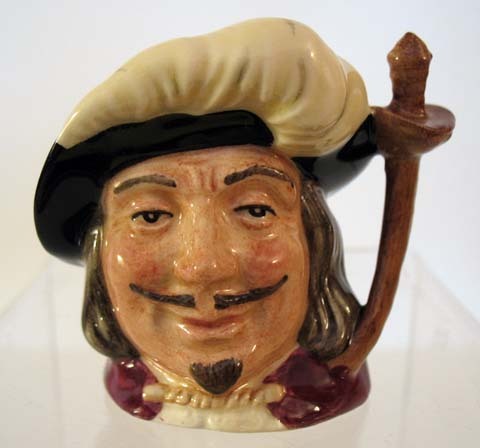 Royal Doulton Character Jug, Porthos Royal Doulton Character Jug, Porthos