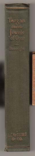 Burroughs, Tarzan and the Jewels of Opar, 1st Edition Burroughs, Tarzan and the Jewels of Opar, 1st Edition
