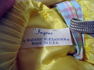 Madame Alexander Doll Ingres, Mint in Box Madame Alexander Doll Ingres, Mint in Box