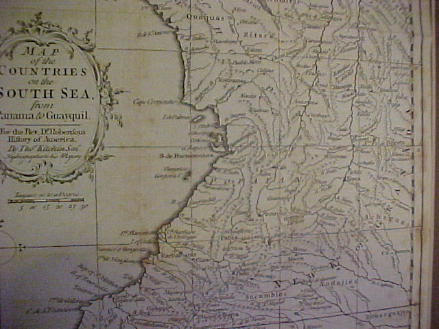 Antique Map "Countries of the South Sea", Thos. Kitchin 1777 Antique Map "Countries of the South Sea", Thos. Kitchin 1777