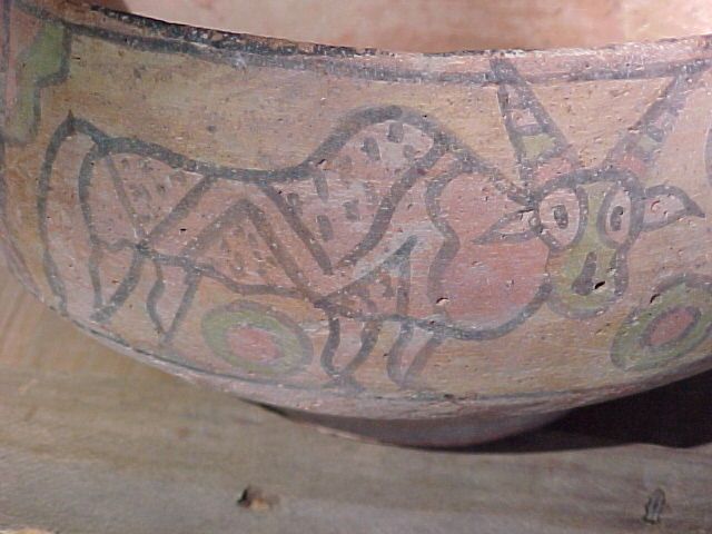 Large Bronze Age Herrapan Decorated Bowl 3000-2000B.C. Pakistan Colorful Polychrome Animals & Designs Large Bronze Age Herrapan Decorated Bowl 3000-2000B.C. Pakistan Colorful Polychrome Animals & Designs