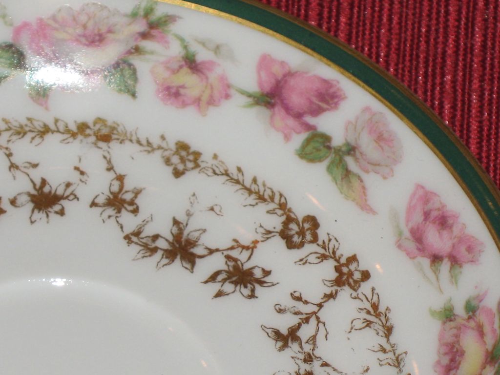 Haviland Limoges Nathan Dohrmann Co. broth cups and saucers. Haviland Limoges Nathan Dohrmann Co. broth cups and saucers.