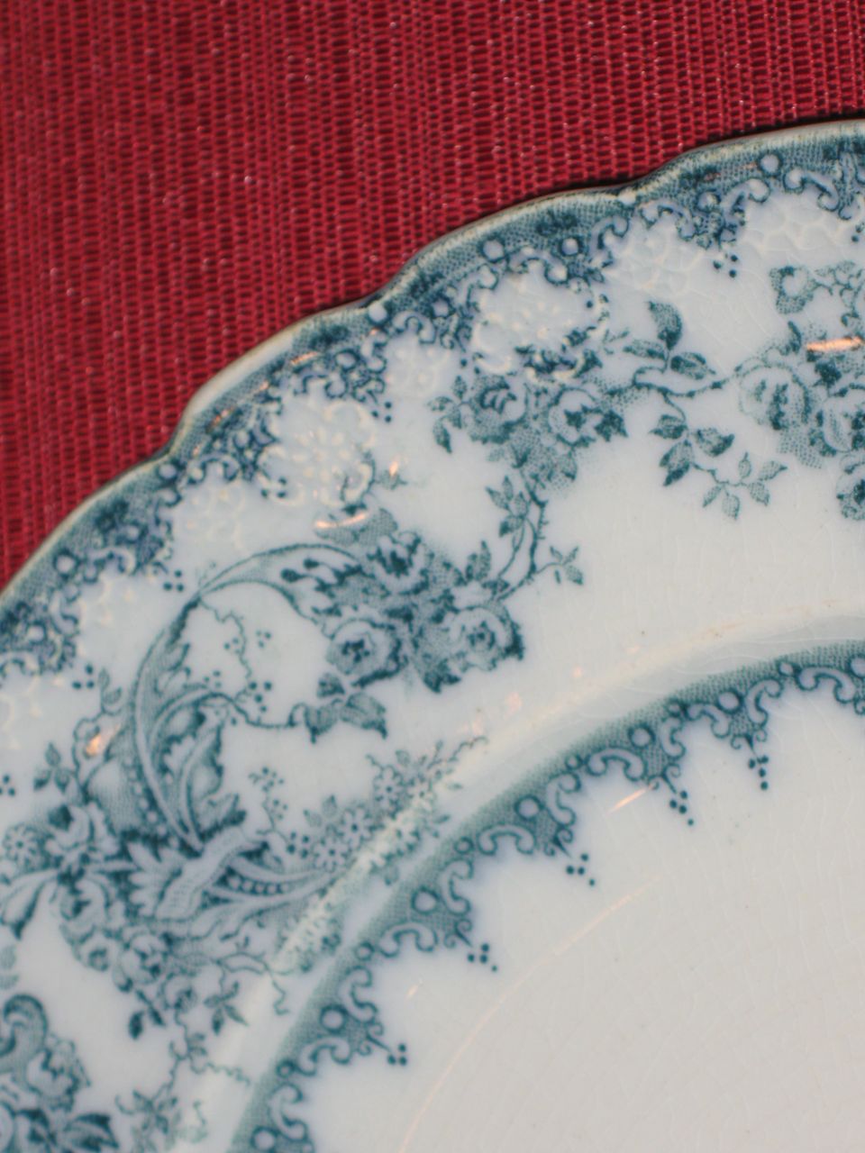 Royal Staffordshire Pottery serving plate-Blue and White Royal Staffordshire Pottery serving plate-Blue and White