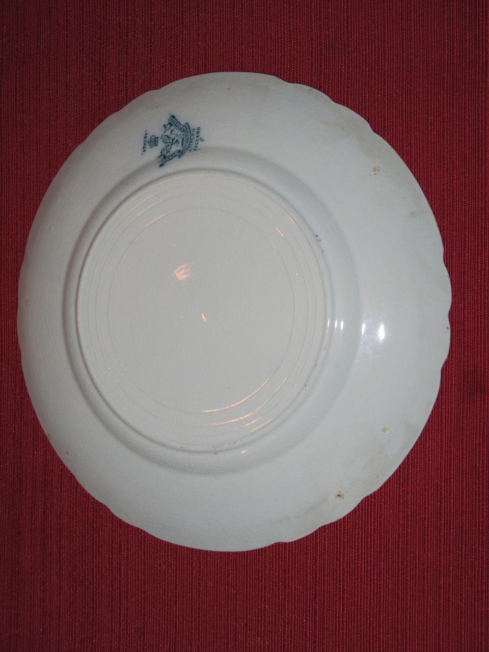 Royal Staffordshire Pottery serving plate-Blue and White Royal Staffordshire Pottery serving plate-Blue and White