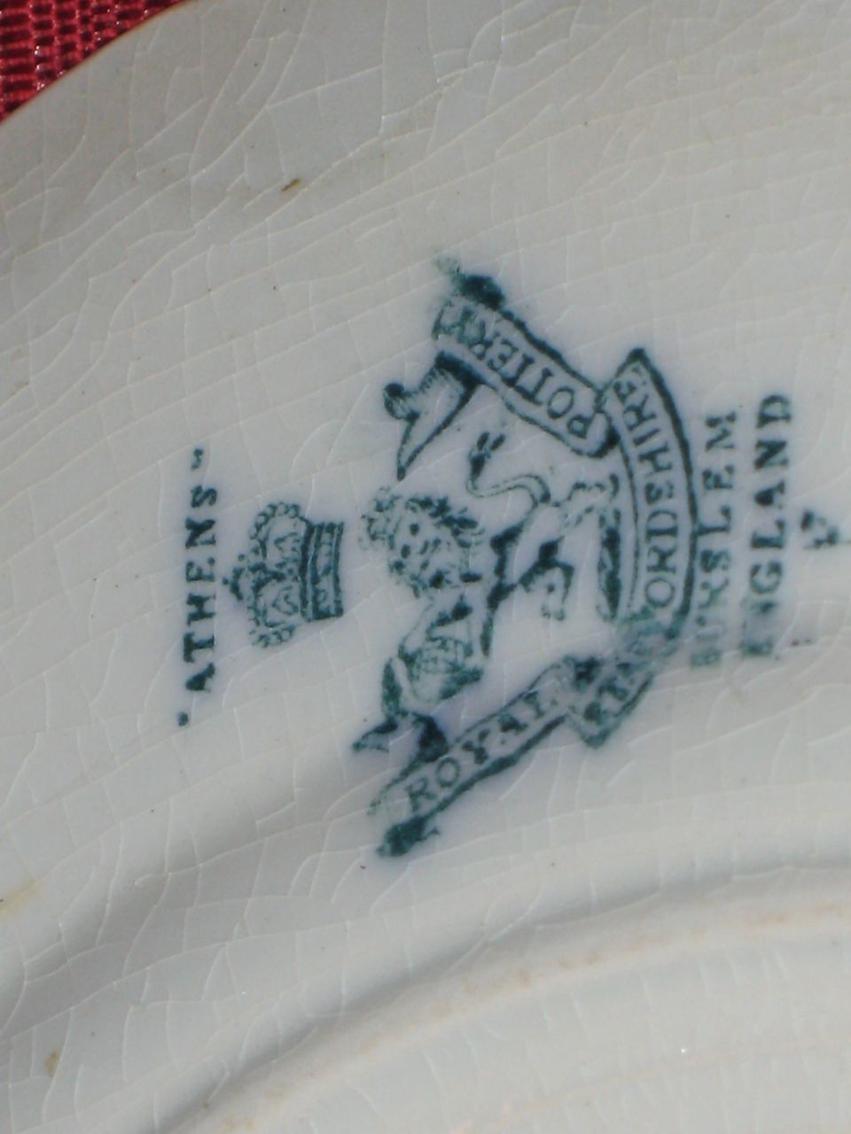 Royal Staffordshire Pottery serving plate-Blue and White Royal Staffordshire Pottery serving plate-Blue and White