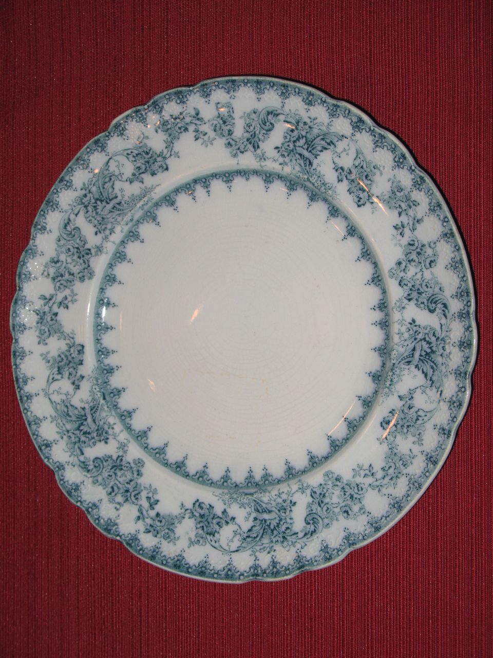 Royal Staffordshire Pottery serving plate-Blue and White Royal Staffordshire Pottery serving plate-Blue and White
