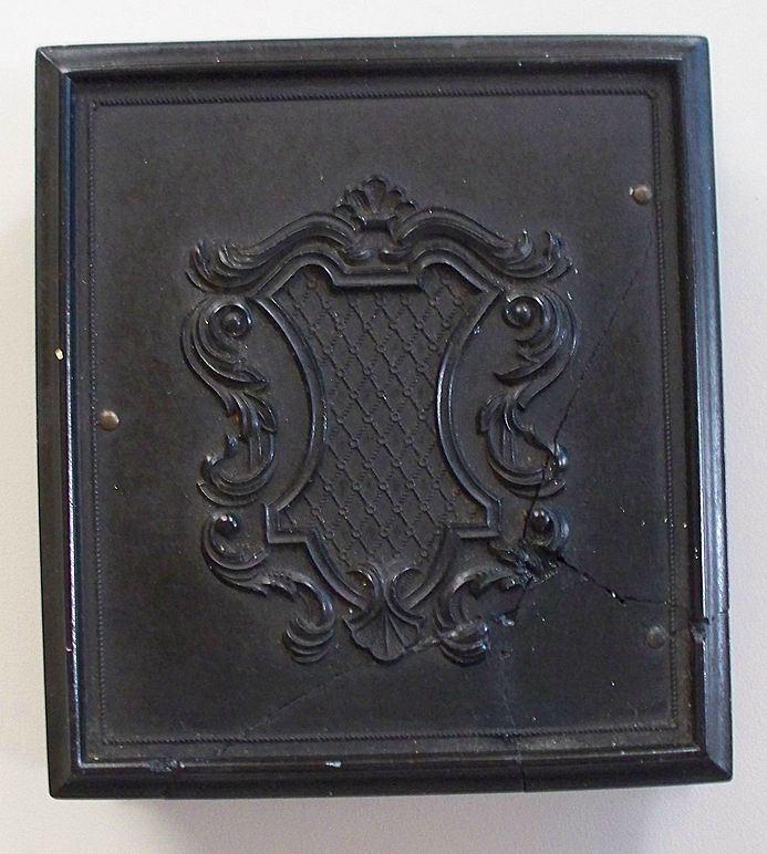 Antique Gutta Percha Union Case circa 1850 Antique Gutta Percha Union Case circa 1850