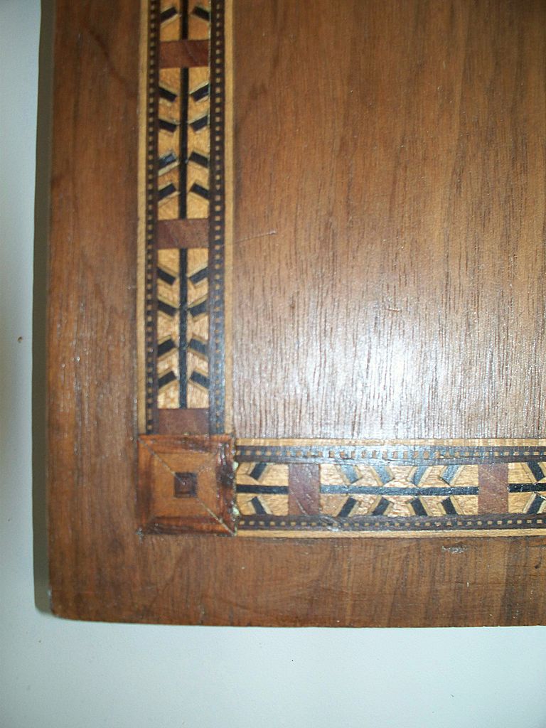 Inlaid Geometric Walnut/Mahogany Wood American Indian Arrow ...