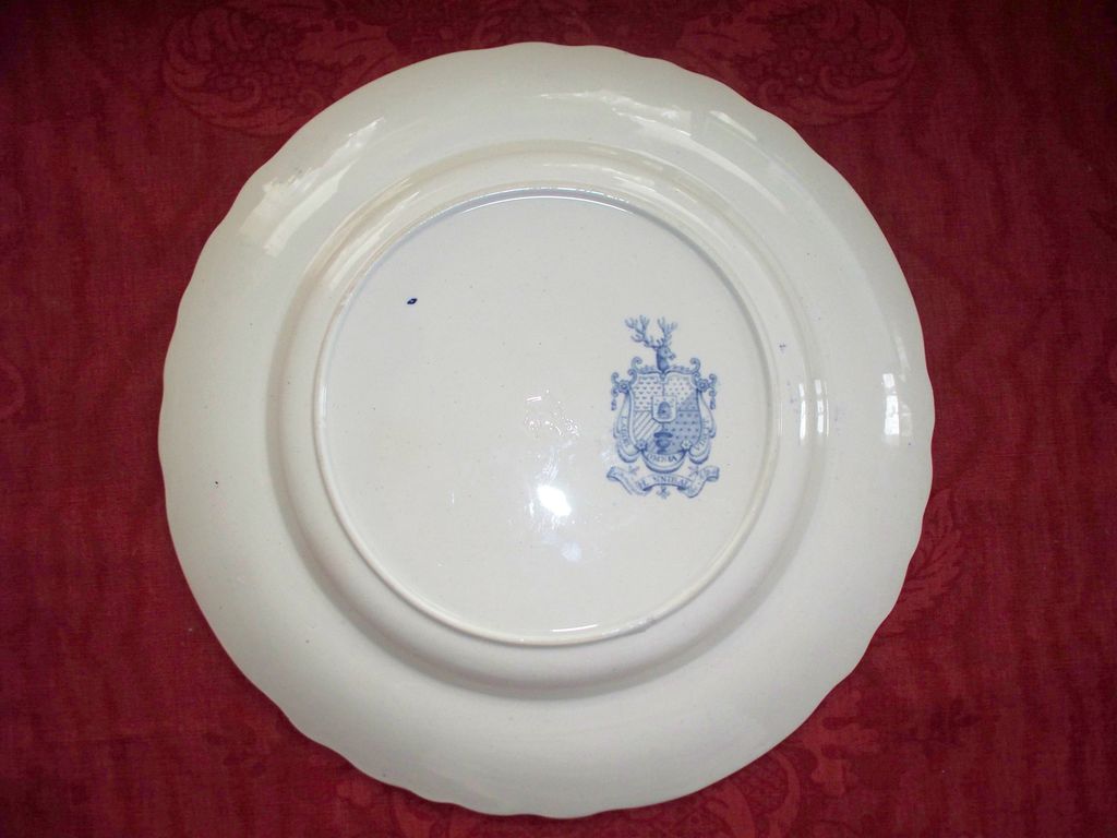 Antique Staffordshire Historical Pearlware Plate "Hannibal Crossing the Alps" circa 1825 Antique Staffordshire Historical Pearlware Plate "Hannibal Crossing the Alps" circa 1825