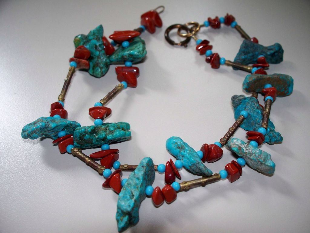Turquoise Necklace 24" Turquoise Necklace 24"