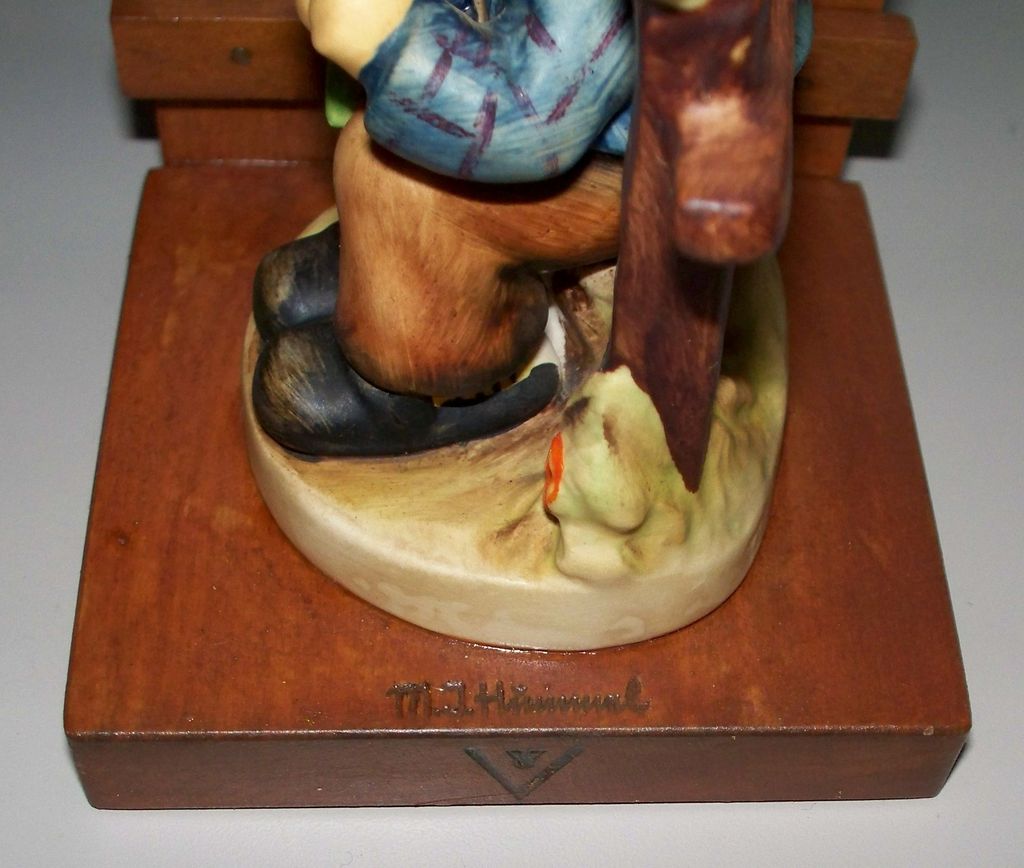 Pair; Vintage Hummel Book-Ends "Good Friends" & "She Loves Me, She Loves Me Not" Pair; Vintage Hummel Book-Ends "Good Friends" & "She Loves Me, She Loves Me Not"