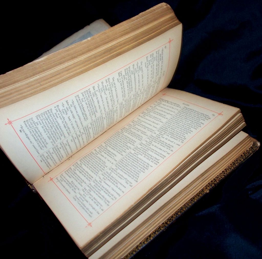 Antique Book "Poetical Works of Alfred Tennyson" Complete Edition 1851 Antique Book "Poetical Works of Alfred Tennyson" Complete Edition 1851