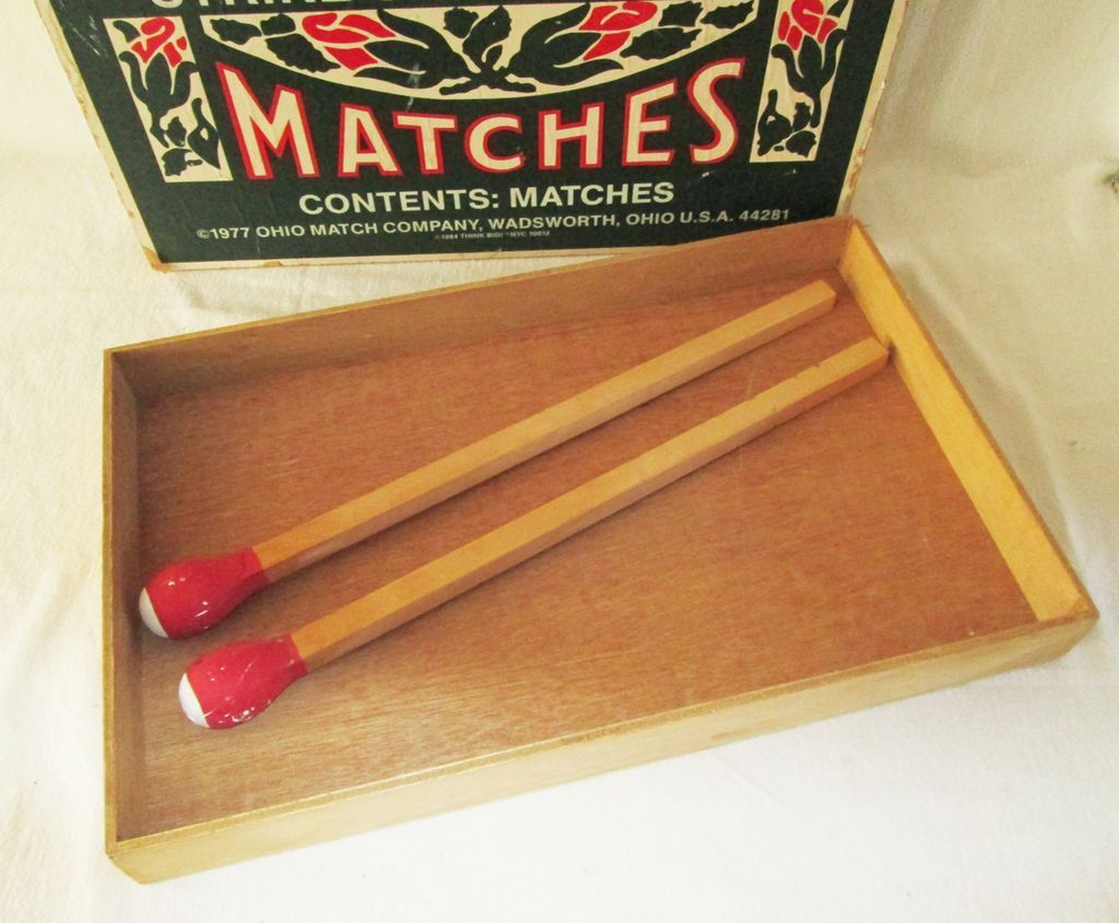 Rare,Huge Think Big! Match Box Rare,Huge Think Big! Match Box