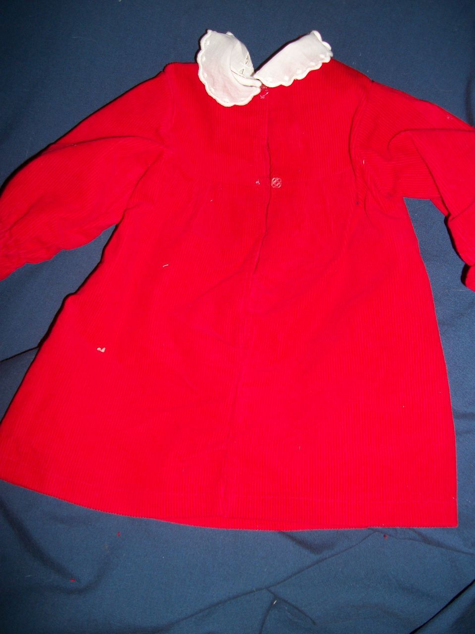 Lovely Vintage Pinafore & Red Corduroy Dress for Saucy Alexander Large Walker Dolls Free P&I US Buyers Lovely Vintage Pinafore & Red Corduroy Dress for Saucy Alexander Large Walker Dolls Free P&I US Buyers