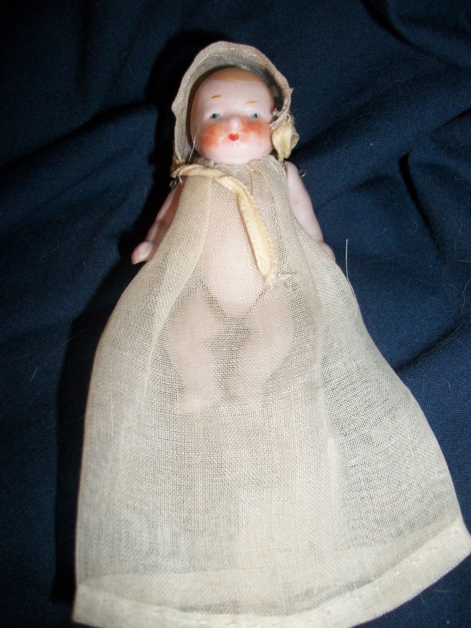Tiny 3" all Bisque Jointed Bisque baby doll Free P&I US Buyers Tiny 3" all Bisque Jointed Bisque baby doll Free P&I US Buyers
