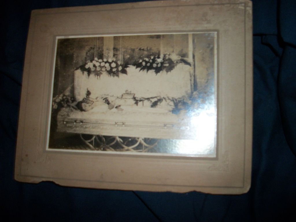 Real Photo Post-Mortem Lady casket Free P&I US Buyers Real Photo Post-Mortem Lady casket Free P&I US Buyers
