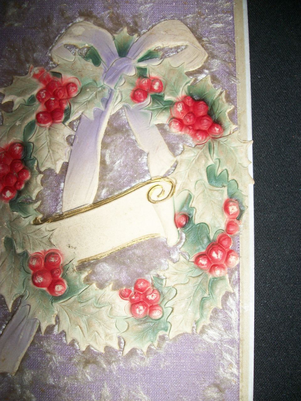2 1900's Embossed Christmas postcards Free P&I 2 1900's Embossed Christmas postcards Free P&I