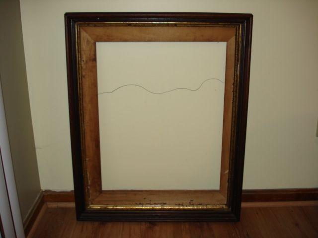 Huge Victorian Deep Walnut Picture Frame (24x30) Huge Victorian Deep Walnut Picture Frame (24x30)
