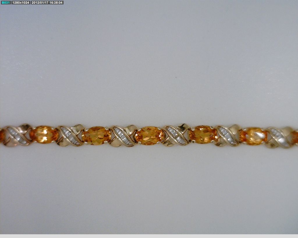 10kt Gold Sun Citrine Bracelet 10kt Gold Sun Citrine Bracelet