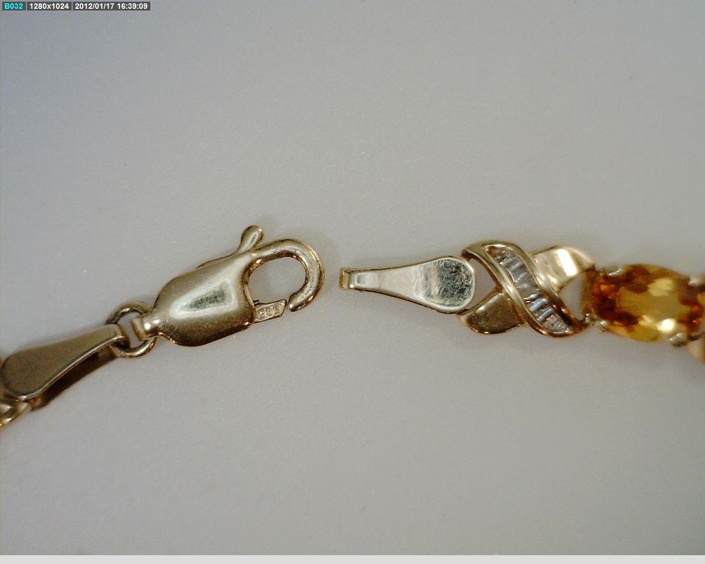 10kt Gold Sun Citrine Bracelet 10kt Gold Sun Citrine Bracelet