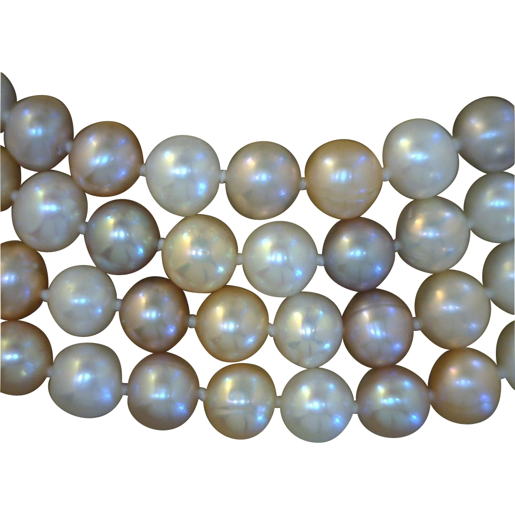 cultured pink pearls