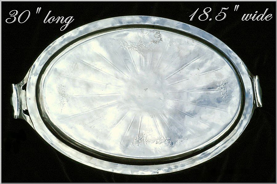CARDEILHAC : AMAZING Antique French Sterling Silver Tray 150 Troy Ounces CARDEILHAC : AMAZING Antique French Sterling Silver Tray 150 Troy Ounces
