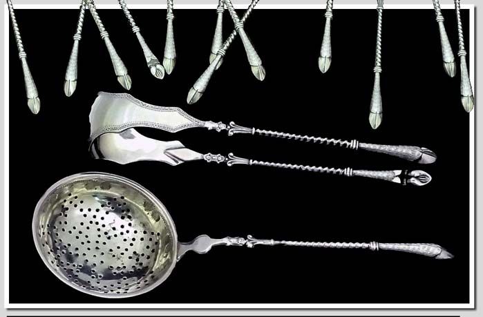 Rare Antique Silver 14 Piece Tea Set: Hoofs! Equestrian or Hunt Themes Rare Antique Silver 14 Piece Tea Set: Hoofs! Equestrian or Hunt Themes