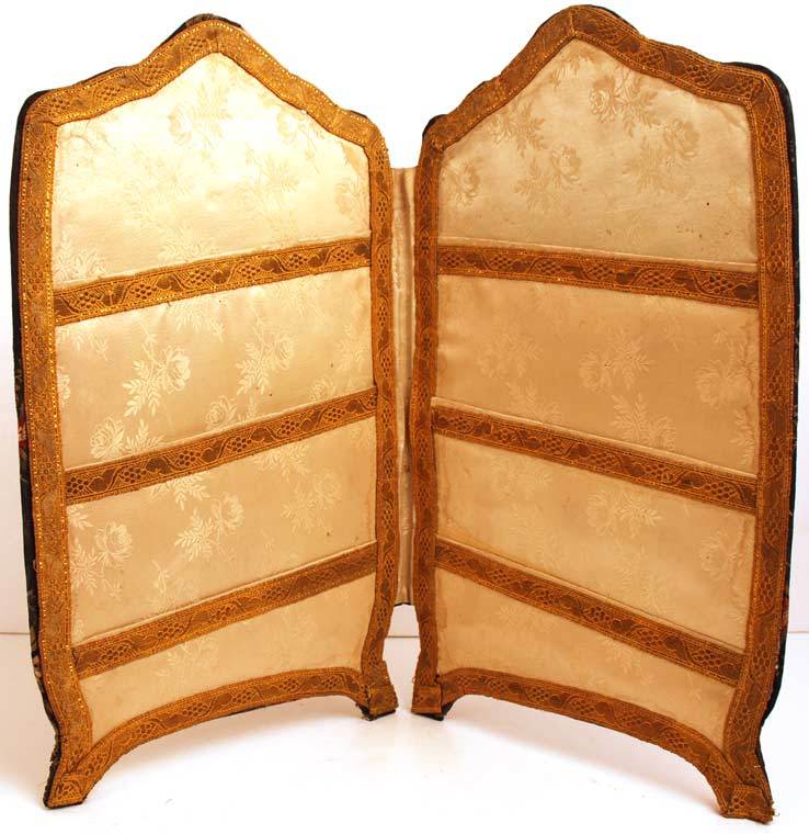 Antique Miniature Standing Screen Antique Miniature Standing Screen