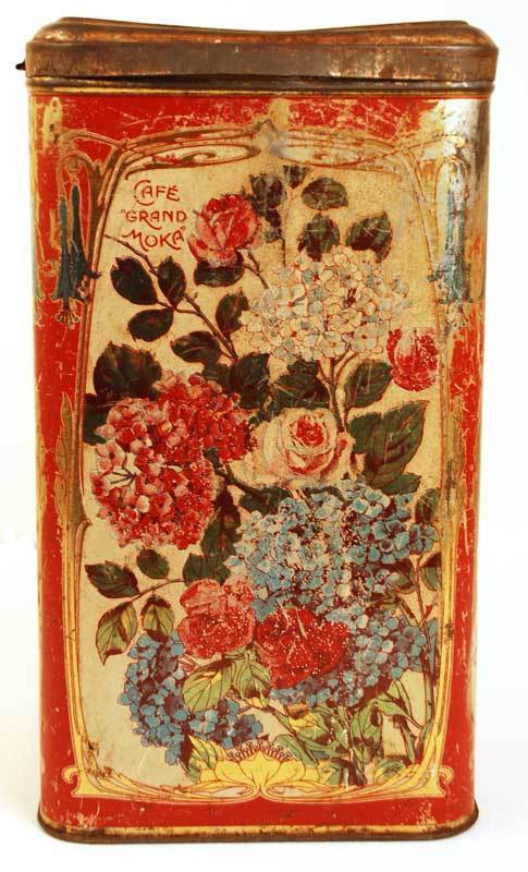 Vintage French Coffee Tin "Societe Francois Preve Cafe" Vintage French Coffee Tin "Societe Francois Preve Cafe"