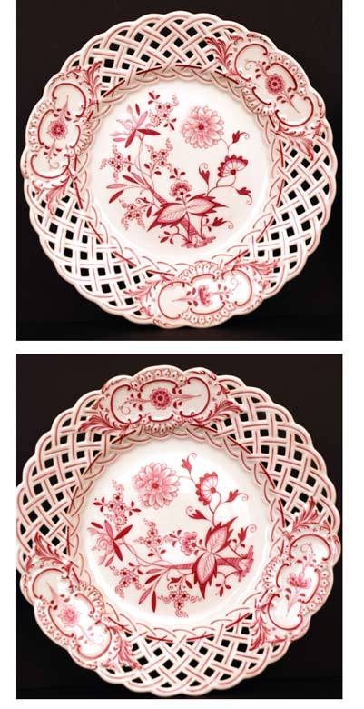 Pair of Meissen Porcelain Plates Pair of Meissen Porcelain Plates