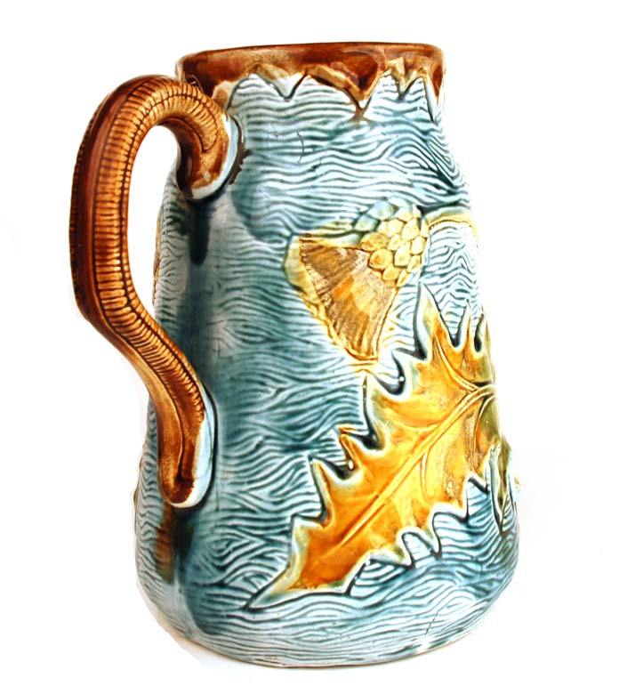 Antique Nineteenth Century French Majolica Pichet Antique Nineteenth Century French Majolica Pichet