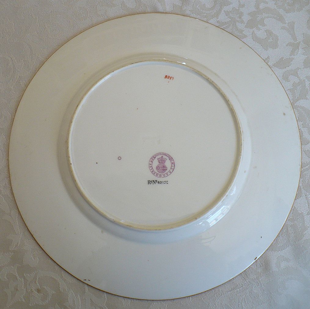 Minton Hand-Painted English Porcelain Dinner Plate - Aqua Japonica Pattern Minton Hand-Painted English Porcelain Dinner Plate - Aqua Japonica Pattern