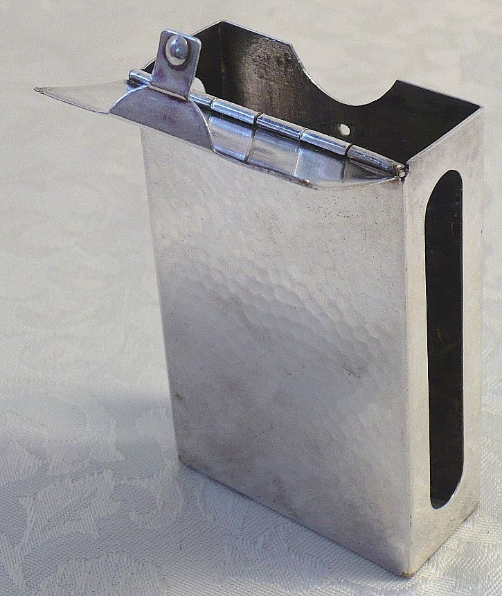 Ornate Danish Silver Cigarette Case from 1958 Ornate Danish Silver Cigarette Case from 1958