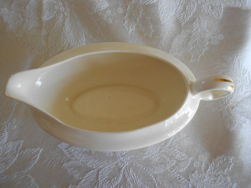 Vintage Knowles China: Cottage Floral Ceramic Platter & Gravy Boat Vintage Knowles China: Cottage Floral Ceramic Platter & Gravy Boat