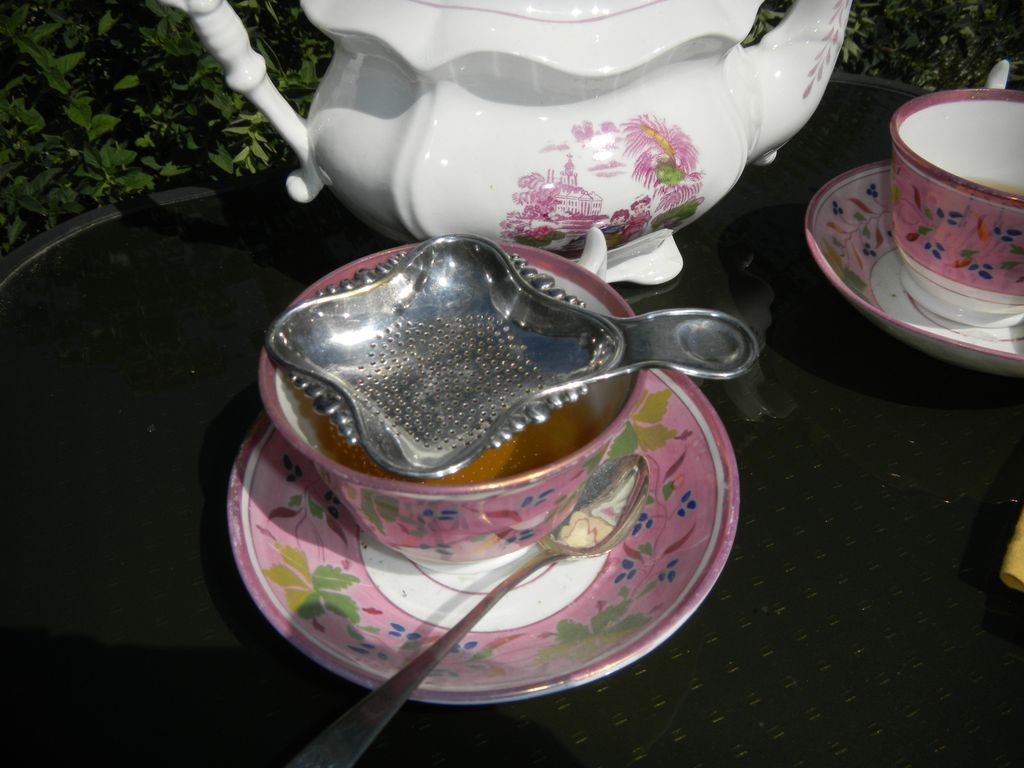 French Silverplate Tea Strainer French Silverplate Tea Strainer
