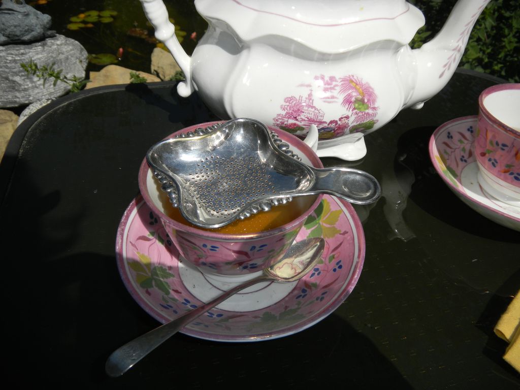 French Silverplate Tea Strainer French Silverplate Tea Strainer