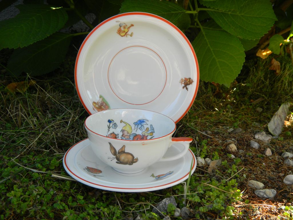 Child's Pixie China Tea Trio (German) Child's Pixie China Tea Trio (German)