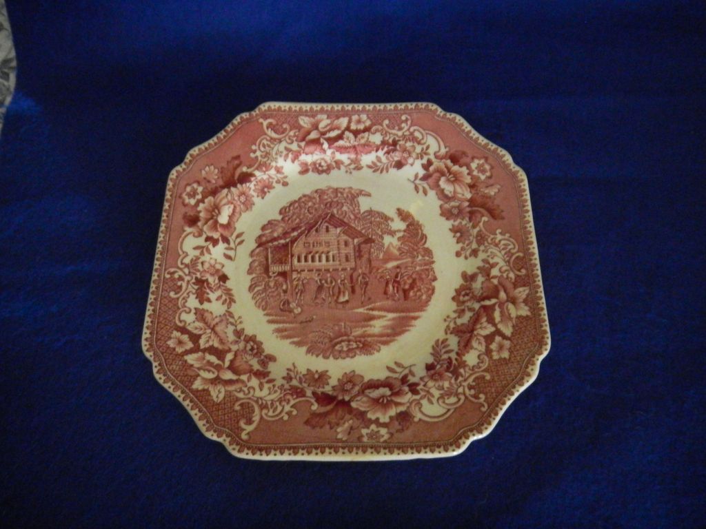 Avon Cottage Transferware Cookie Plate Avon Cottage Transferware Cookie Plate