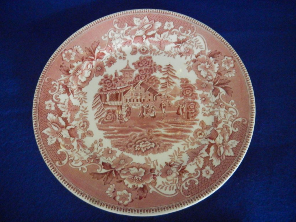 Avon Cottage Transferware Dinner Plate Avon Cottage Transferware Dinner Plate