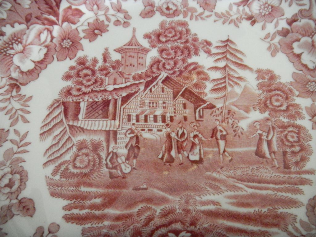 Avon Cottage Transferware Dinner Plate Avon Cottage Transferware Dinner Plate
