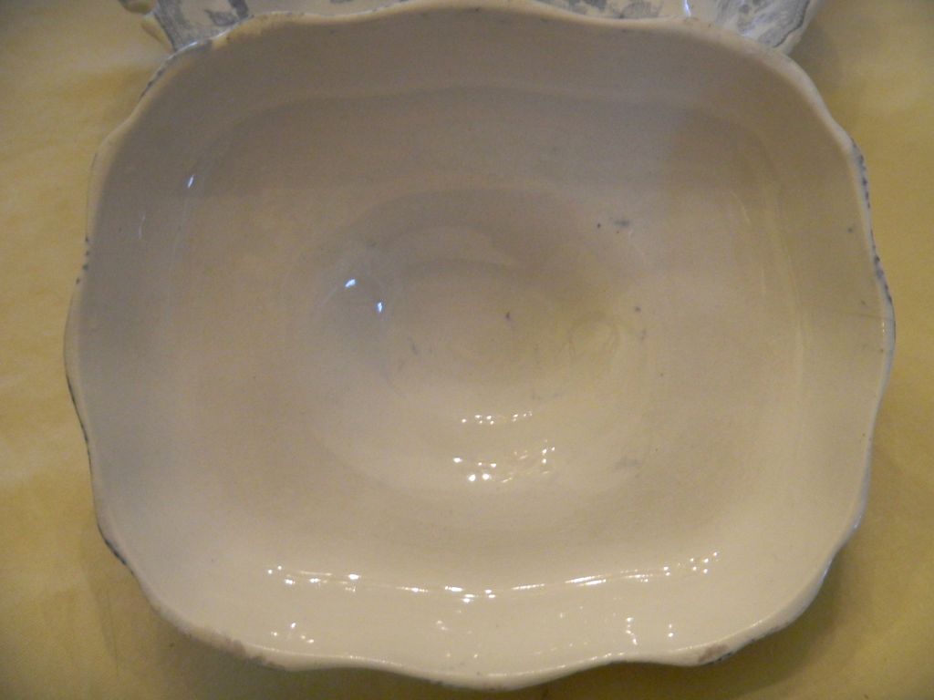 Antique English Transferware Lidded Tureen Antique English Transferware Lidded Tureen